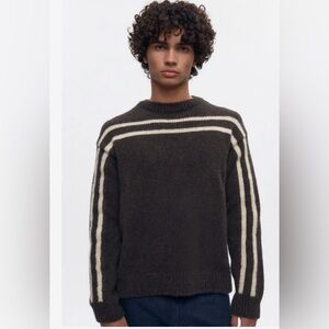 Kotn Men’s Ali Crewneck Sweater in Cocoa/Oat - M